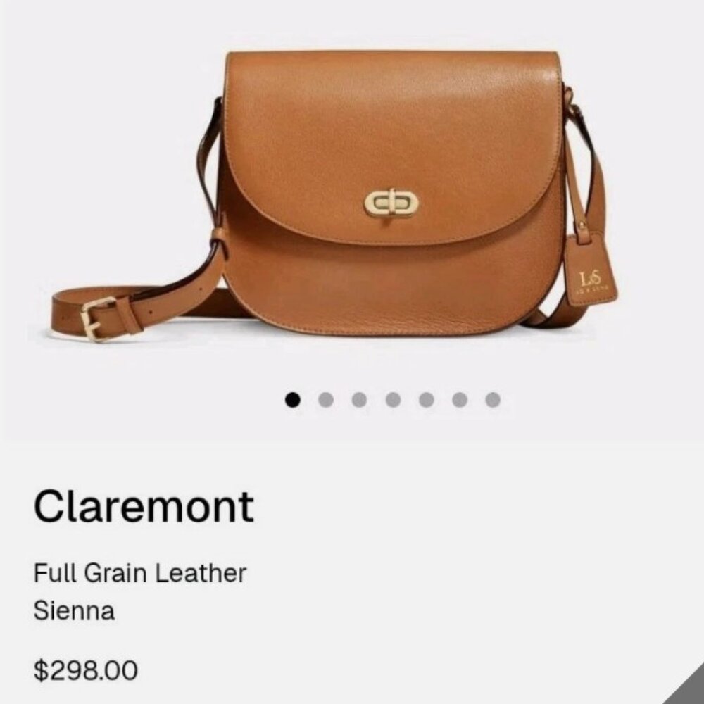 Lo & Sons Brown Crossbody Camera Bag